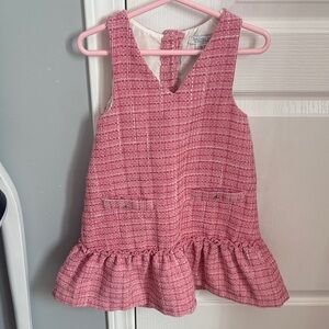 Rachel Zoe Pink and White Tweed Dress